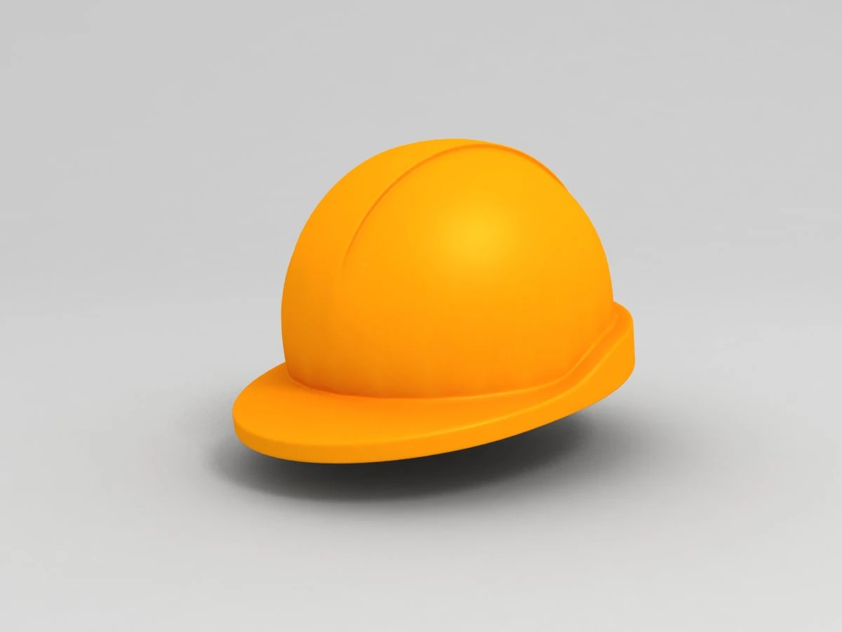 3d engineer helmet 3D Model .c4d .max .obj .3ds .fbx .stl .blend 