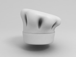 chef hat 3d 3Dモデル