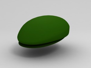 3d beret hat model 3Dモデル