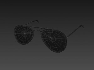 3d vintage sunglasses Modelo 3D