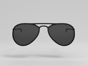 3d vintage sunglasses Modelo 3D