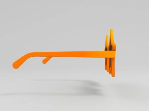 3d star sunglasses model 3D Model