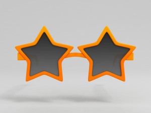 3d star sunglasses model Modelo 3D