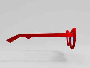 cat eye glasses Modèle 3D
