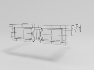 3d 3d glasses model Modelo 3D