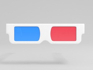 3d 3d glasses model Modelo 3D