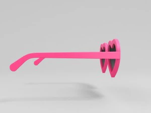 3d heart sunglasses 3D Model