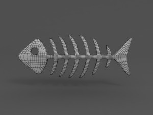 fish bone 3D Model