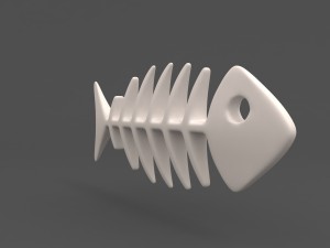 fish bone 3D Model