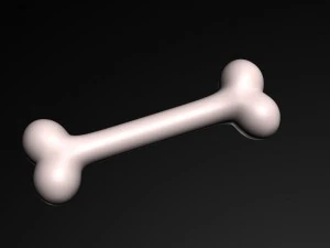 3d dog bone 3D Model
