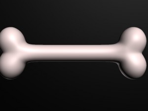 3d dog bone Modèle 3D
