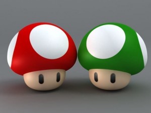 mario mushroom Model 3D