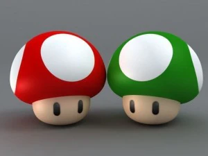 mario fungo Modello 3D