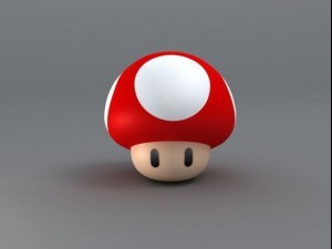 mario mushroom Model 3D