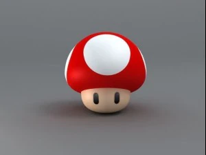 mario mushroom 3D Model