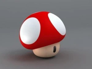 mario mushroom 3D Model