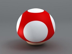 mario mushroom Model 3D