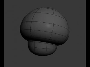 mario mushroom 3D Model