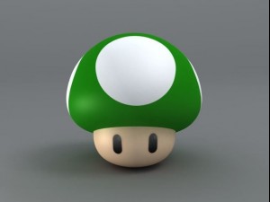 mario mushroom Model 3D