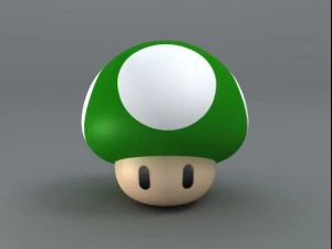 mario mushroom 3D Model