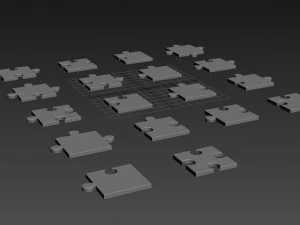 पहेली 3D मॉडल