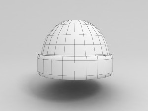 wool hat Model 3D