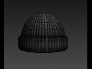 wool hat Model 3D