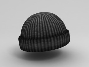 wool hat Model 3D
