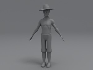 farmer man 3Dモデル