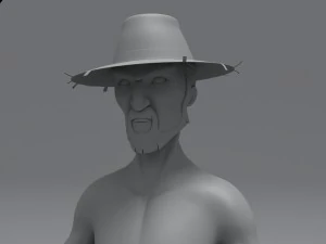 farmer man 3D Model