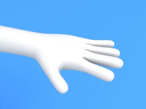 stickman white human Modèle 3D