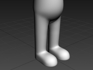 stickman white human Modèle 3D