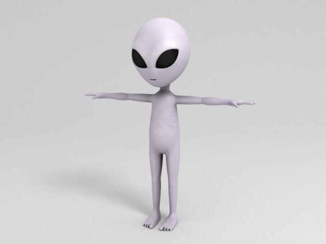 alien character 3D मॉडल .c4d .max .obj .3ds .fbx .stl .blend 