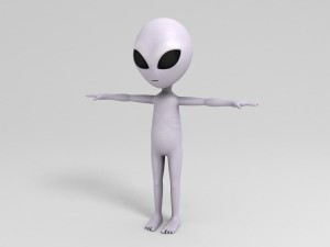alien character 3D Model