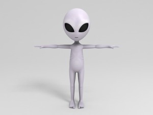 alien character 3D मॉडल