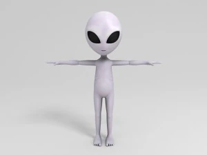 alien character 3D Model