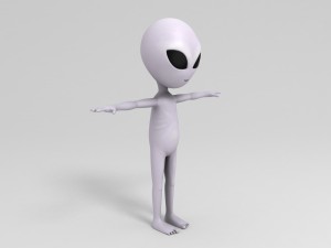 alien character 3D मॉडल