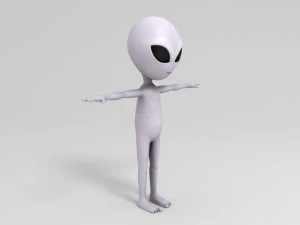 alien character 3D Model