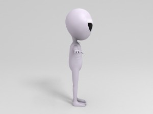 alien character 3D मॉडल