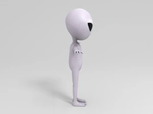 alien character 3D Model
