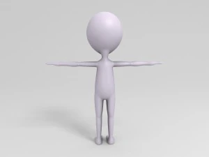 alien character 3D Model
