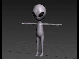 alien character 3D मॉडल