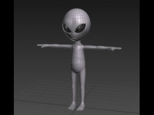 alien character 3D मॉडल