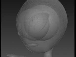 alien character 3D मॉडल
