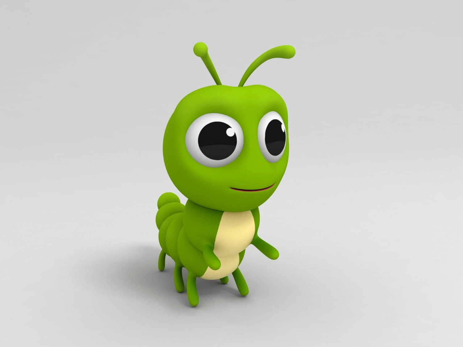 worm 3d 3D Model .c4d .max .obj .3ds .fbx .stl .blend 