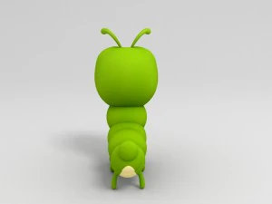 worm 3d 3D Model