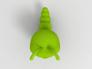 worm 3d 3D Model