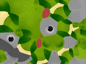worm 3d 3D Model