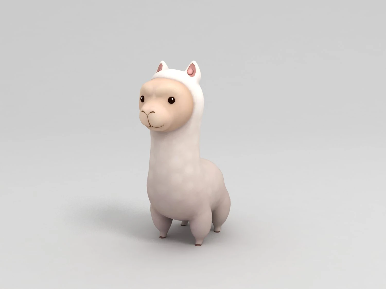 3d alpaca 3D Model .c4d .max .obj .3ds .fbx .stl .blend 