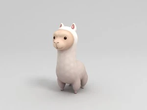 alpaca 3d Modelo 3D